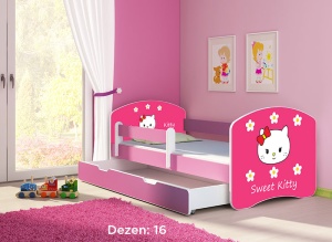Krevet za decu Pink sa fiokom 140x70 acma 2 16