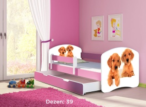 Krevet za decu Pink sa fiokom 140x70 acma 2 39
