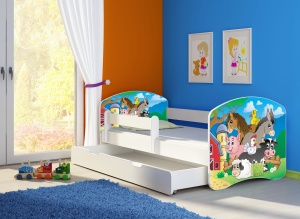 KREVET ZA DECU WHITE SA FIOKOM 160X80 ACMA 2 34