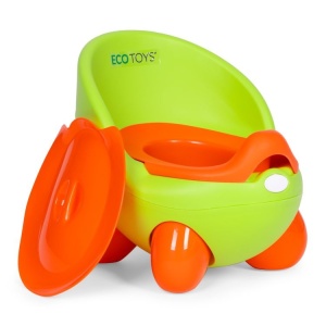 Noša za decu sa uklonivim umetkom i neklizajućim nogicama, zelena, ECOTOYS - Img 8