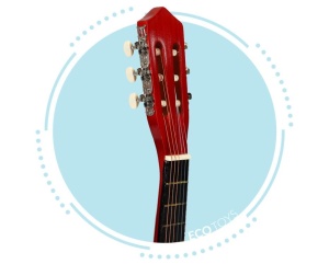 Velika klasična drvena gitara za decu sa 6 žica – ECOTOYS - Img 6
