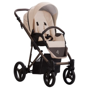BEBETTO FLAVIO CHOCO PRO KOLICA ZA BEBE SET 3U1 12/BRM - Img 6