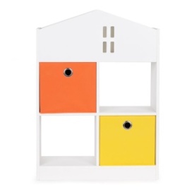 Drvena decija polica organizer 03A ECOTOYS - Img 4