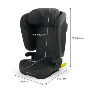 Kinderkraft auto sediste UNITY 2 I-Size BLACK - Img 5