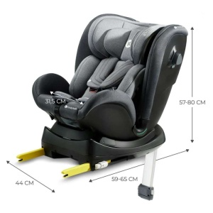 KINDERKRAFT AUTO SEDISTE XRIDER i-size 40-125cm GREY - Img 6