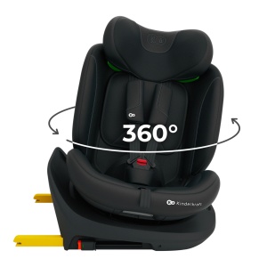 KINDERKRAFT AUTOSEDISTE I-GROW 2 PLUS I-SIZE 40-150 CM BLACK - Img 6
