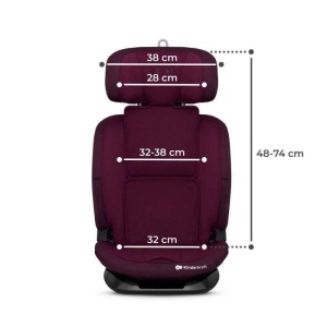 KINDERKRAFT AUTOSEDITE ONETO3 76-150CM CHERRY PEARL - Img 6