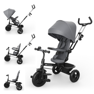 KINDERKRAFT TRICIKL ASTON 2 PLUS GREY - Img 2