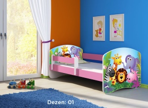 Krevet za decu Pink 140x70 acma 2 01