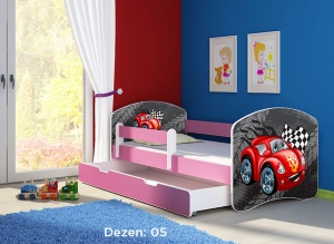 Krevet za decu Pink sa fiokom 140x70 acma 2 05