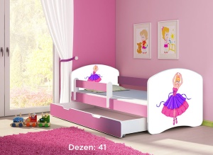 Krevet za decu Pink sa fiokom 160x80 acma 2 41