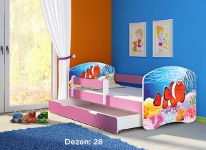 Krevet za decu Pink sa fiokom 180x80 acma 2 28