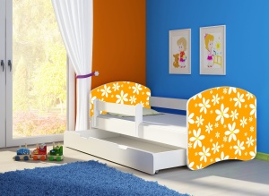 KREVET ZA DECU WHITE SA FIOKOM 140X70 ACMA 2 24