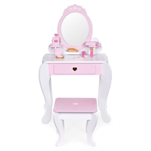 Veliki sto za šminkanje za decu Pink - Img 5