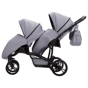 BEBETTO 42 PRO KOLICA ZA BLIZANCE SET 2U1 CRNI RAM - Img 8