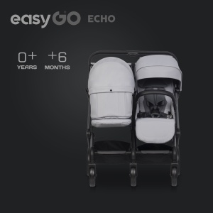 Eurocart easy go echo cloudy grey kolica za blizance - Img 9