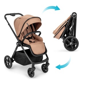 Kidnort Alskar kolica za bebe set 2u1 mocha mousse - Img 10