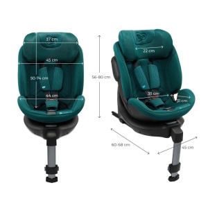 KINDERKRAFT AUTO SEDISTE XRIDER 2 i-size 40-150cm GREEN - Img 2