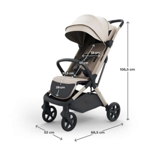 Kinderkraft kolica NUBI 3 SAND BEIGE - Img 9