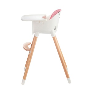 KINDERKRAFT STOLICA ZA HRANJENJE 2U1 SIENNA PINK - Img 4