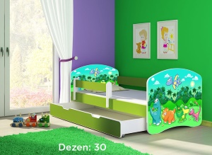 Krevet za decu Green sa fiokom 140x70 acma 2 30
