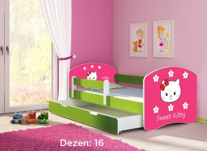Krevet za decu Green sa fiokom 160x80 acma 2 16