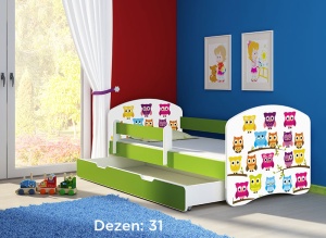 Krevet za decu Green sa fiokom 160x80 acma 2 31