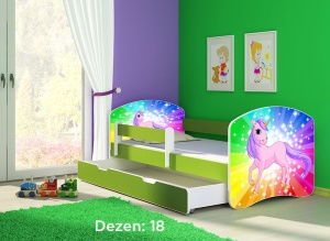 Krevet za decu Green sa fiokom 180x80 acma 2 18