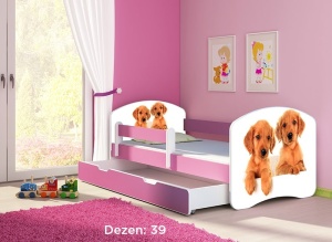 Krevet za decu Pink sa fiokom 180x80 acma 2 39