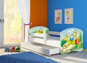 KREVET ZA DECU WHITE SA FIOKOM 180X80 ACMA 2 29