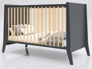 LETTINO COSMO KREVETAC 120X60 ANTRACIT PINE - Img 3