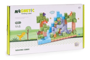 Set magnetnih kocki za decu – 142 dela, kocke i dinosaurisi - Img 9