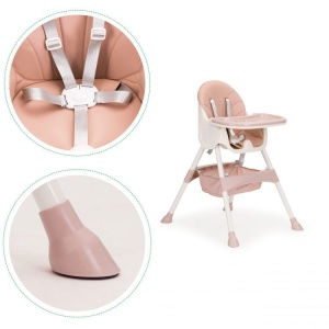 STOLICA ZA HRANJENJE 2U1 ECOTOYS PINK/WHITE - Img 8