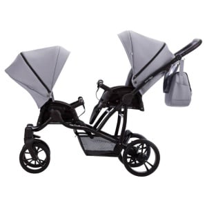 BEBETTO 42 PRO KOLICA ZA BLIZANCE SET 2U1 CRNI RAM - Img 9