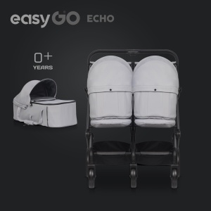 Eurocart easy go echo cloudy grey kolica za blizance - Img 7