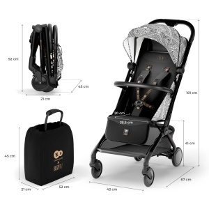 KINDERKRAFT KOLICA PILOT 2 BIZUU LUNAR BLACK - Img 2