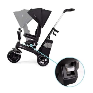KINDERKRAFT TRICIKL EASY TWIST 2U1 BLACK - Img 3