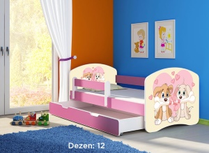 Krevet za decu Pink sa fiokom 140x70 acma 2 12