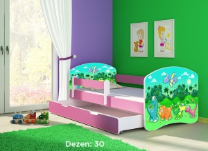 Krevet za decu Pink sa fiokom 140x70 acma 2 30