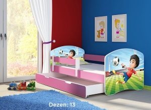 Krevet za decu Pink sa fiokom 160x80 acma 2 13