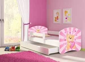 KREVET ZA DECU WHITE SA FIOKOM 140X70 ACMA 2 10