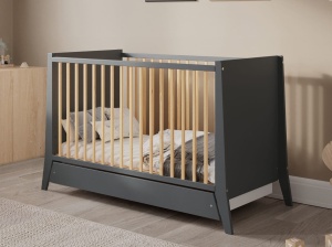LETTINO COSMO KREVETAC 120X60 ANTRACIT PINE + FIOKA