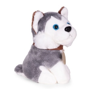Plišana igračka za decu, štene Husky, torba + četka za negu - Img 7