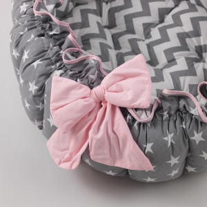SOFT BABY PODLOGA ZA IGRU GREY-PINK - Img 2