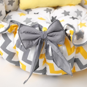 SOFT BABY PODLOGA ZA IGRU GREY-YELLOW - Img 3