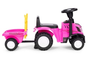 TRAKTOR SA PRIKOLICOM PINK ECOTOYS - Img 2