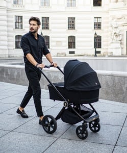 VENICCI Kolica za bebe 2u1 UPLINE all black - Img 3