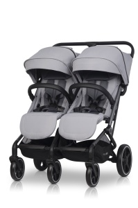 Eurocart easy go echo cloudy grey kolica za blizance - Img 4