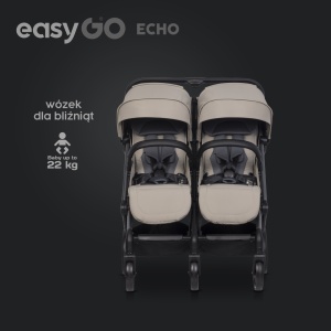 Eurocart easy go echo savana beige kolica za blizance - Img 6