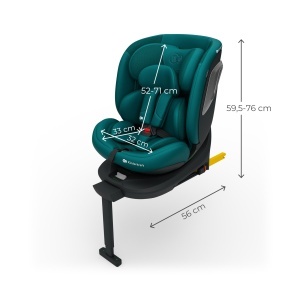 KINDERKRAFT AUTO SEDISTE I-360 2 PLUS i size 40-150cm GREEN - Img 7